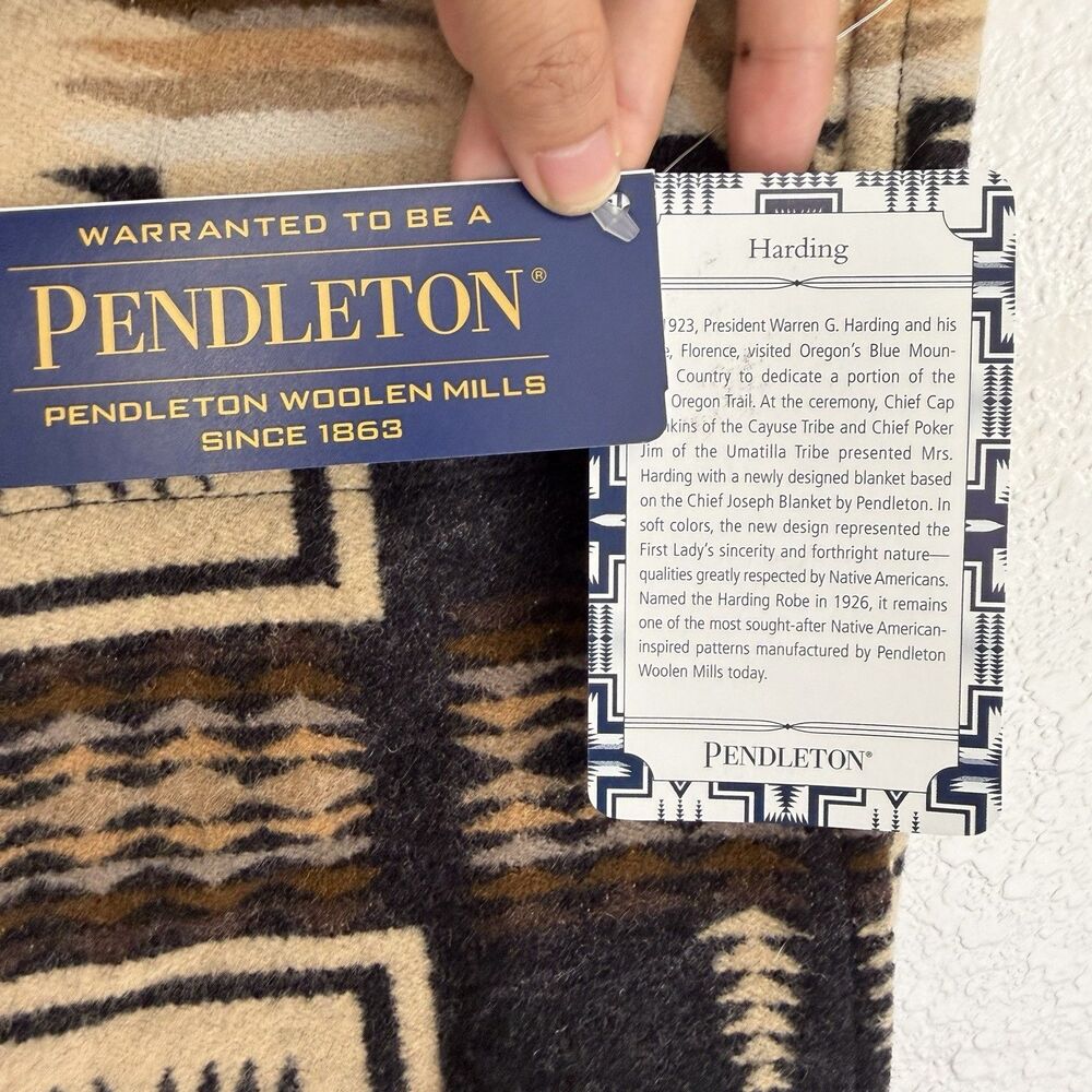Pendleton Harding Aztec Wool Vest Sz LARGE High Grade Western Wear Made USA NWT - Picture 12 of 13